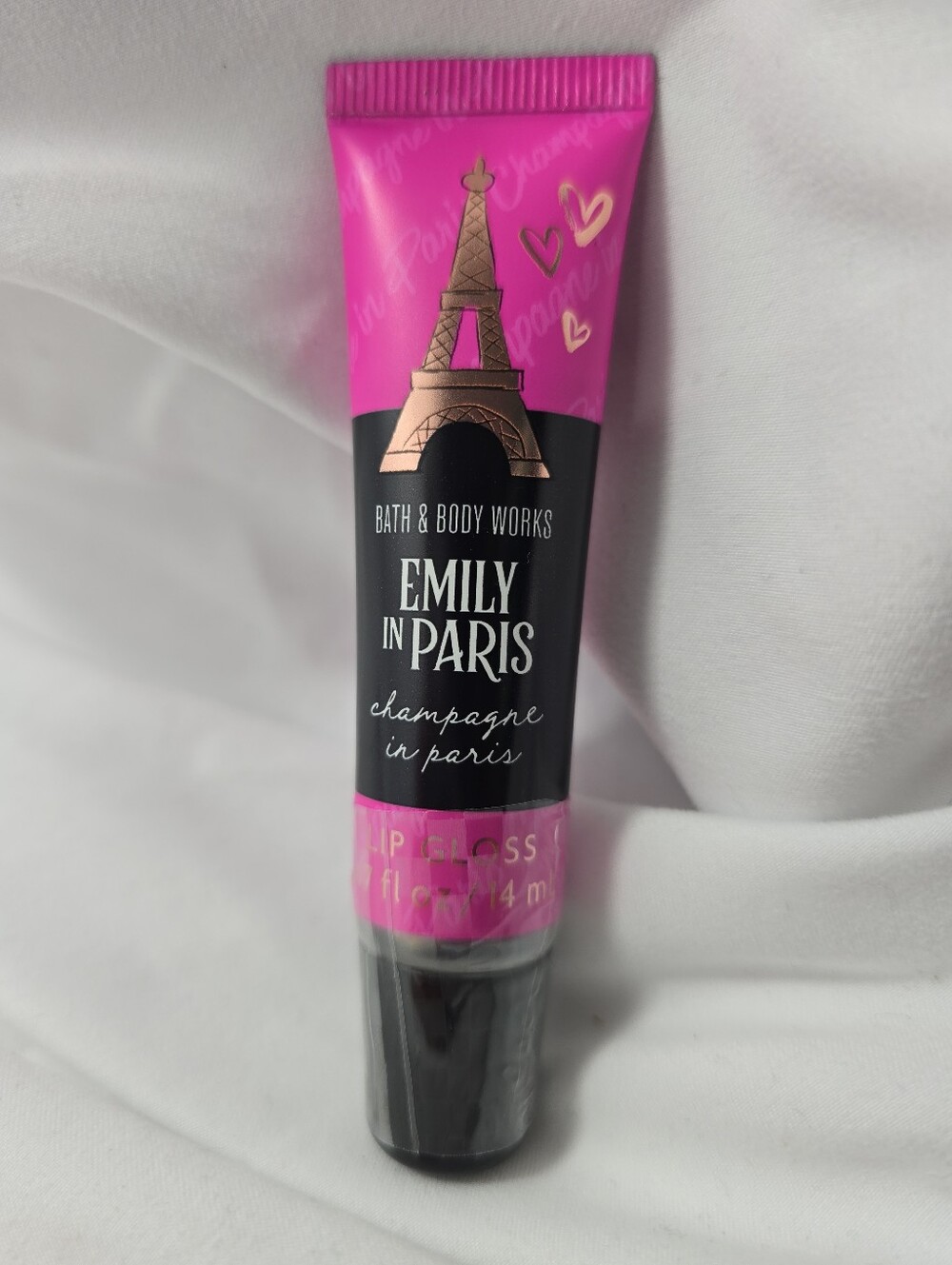New Sealed Bath & Body Works Emily In Paris Champagne In Paris Lip Gloss Makeup